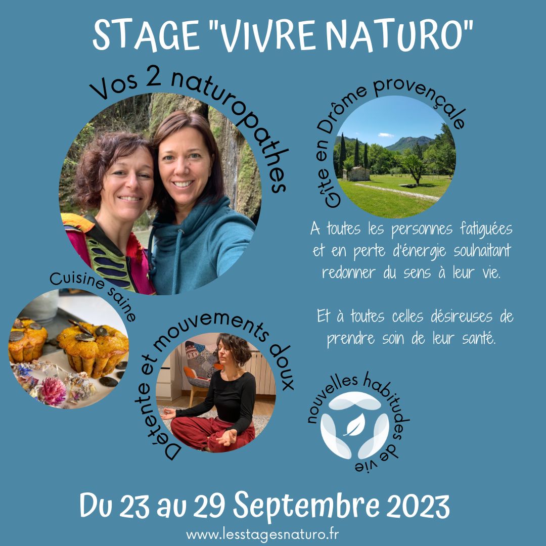 Au coeur de la ressource, naturopathe, Sandra Veyer, stage de connection à soi, aalimentation naturopathique